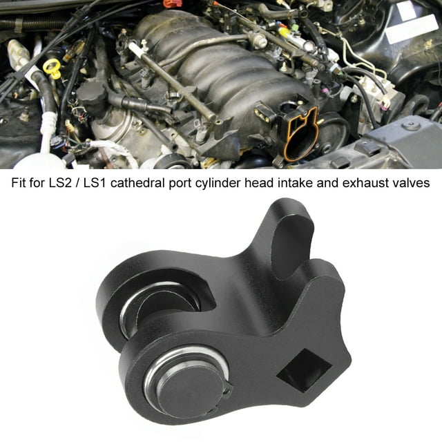 Outil de Compresseur à Ressort de Soupape Professionnel Robuste en Alliage d'Aluminium, Trousse de Retrait et d'Installation pour Soupapes d'Admission de Tête de Cylindre à Orifice Cathédrale LS1 LS2