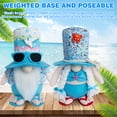 thumbnail image 5 of golytefs 2Pcs Beach Gnomes Plush Cute Shelf Sitters with Weighted Base for Birthday Gifts, 5 of 9