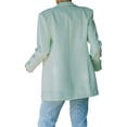 thumbnail image 2 of Women Casual Shacket Lapel Blazer Jacket Work Open Front Blazer Jacket Solid Color Business Suit with Pockets, 2 of 7