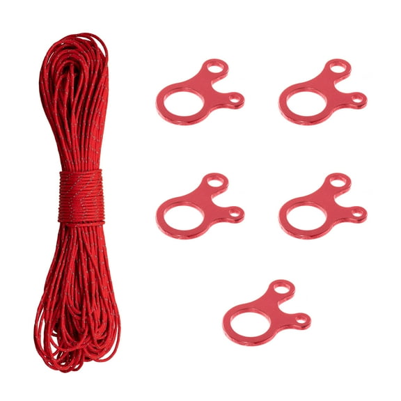 Paracord Planet 95 Reflective Cord   5 Tensioners for Family Fun 