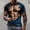 Dark Blue, variant on Men's 3D Muscle Printed Tshirts Short Sleeve T-Shirts Funny Fake Abs Graphic Tees Shirts Summer Novelty Tops