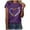 Purple, variant on asdoklhq 2026 Summer Fall Plus Womens Tops,Ladies Tops,Womens Shirts under $5,Fashion Women Summer Loose Print Round-Neck T-Shirt Short Sleeve Casual Blouse