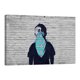 thumbnail image 1 of Cuadro Decorativo Banksy Niño Con Pañuelo Canvas Revolution Cuadro 90 x 60 cm, 1 of 5