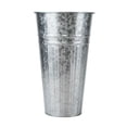 thumbnail image 2 of DaHo 7" x 4" x 10" Round Silver Metal Plant Planter, 2 of 10