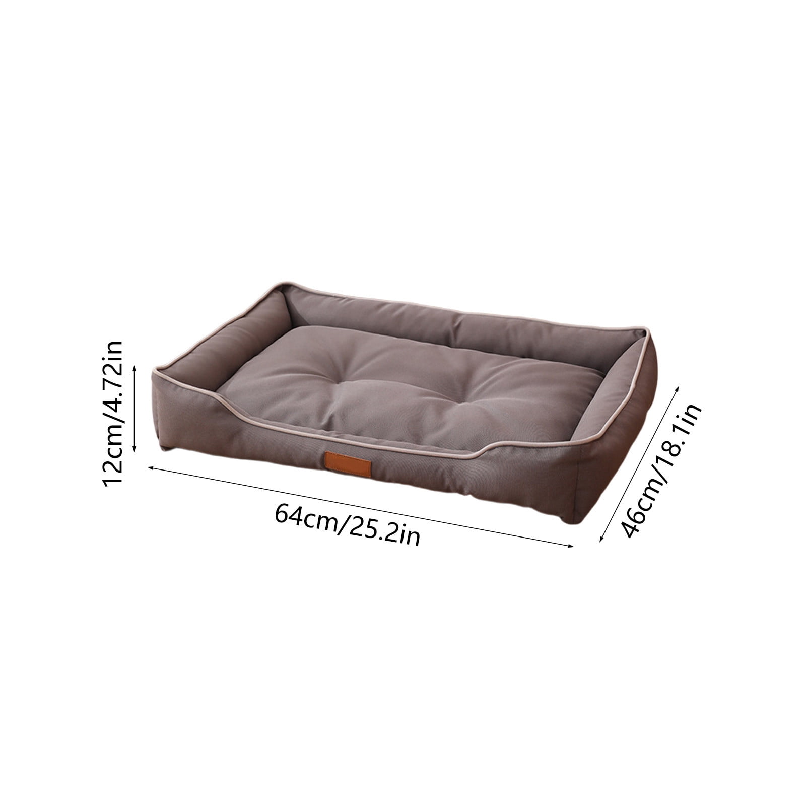 Orthopedic Pet Sofa Bed Cushion Soft Cotton Filled Dog Cat Bed Removable Washable Pet Sleeping Mat Anti Anxiety Supportive Thick Plush Comfort Cushion for Small Medium Dogs Cats