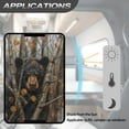 thumbnail image 5 of FUIALDOLG RV Door Window Shade Cover, Sun Blackout Fabric for UV Rays Protection for Camper Privacy Entrance Forest Black Bear Pattern (17.3x26 inch), 5 of 7