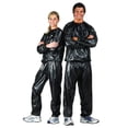 thumbnail image 1 of Traje Sauna 2 piezas Fuxion Sports Sudadera y Pantalón Unisex negro Extra Grande FS-TSNZ-01, 1 of 4