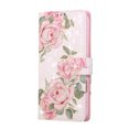 thumbnail image 4 of Becova Flip Wallet Case for Apple iPhone 18 Pro, Stylish Floral Embossed Protective Cards Slots Stand Anti-Scratch Hand Strap Protective Phone Cover for Women Girls, 4 of 6