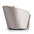 thumbnail image 4 of Michael Amini Carmela Accent Chair - Zinc/Silver, 4 of 13