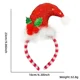thumbnail image 3 of Diadema navideña de dibujos animados, gorro de Papá Noel, diadema con cuernos de alce, diadema para árbol de Navidad, gorro de fiesta de Feliz Navidad, decoración de Feliz Año Nuevo 2025, 3 of 5