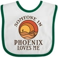 thumbnail image 3 of Inktastic Someone in Phoenix Loves Me Boys or Girls Baby Bib, 3 of 4