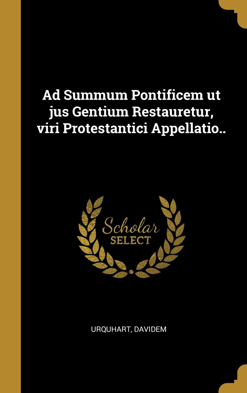 Ad Summum Pontificem UT Jus Gentium Restauretur, Viri Protestantici