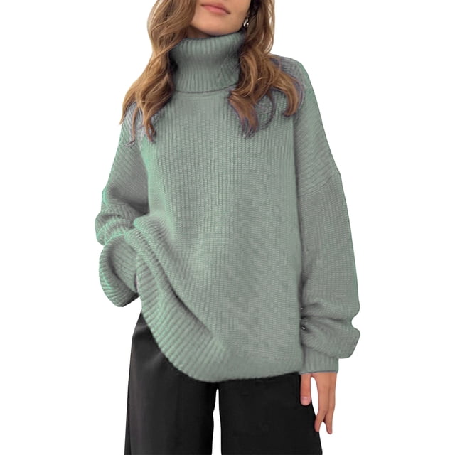 Txlixc Suéter casual de otoño e invierno para mujeres Txlixc moda