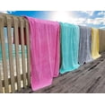 thumbnail image 6 of Royal Comfort Over-Sized 34x70 Solid Color (4 per Pack) Pastel Terry Velour Beach Towel. Made with 100% Cotton weighing at 19.0 lbs per doz. Why settle for polyester get the real thing!, 6 of 7