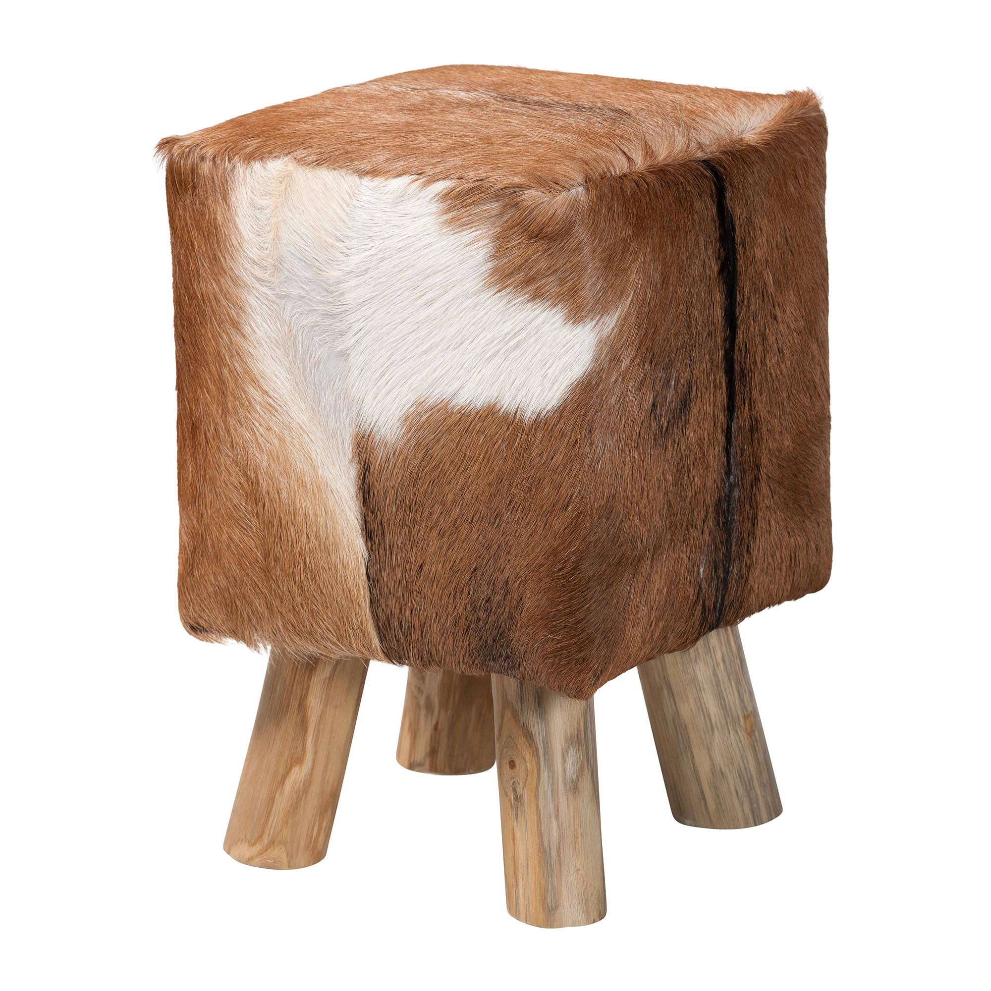 bali & pari Scotlyn Traditional Footstool, Brown