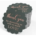 thumbnail image 4 of Inkdotpot Pack Of 100 Real Rose Gold Foil Paper Tags Thank You Baby/ Bridal Shower Favor Hang Tags, 4 of 7