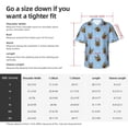 thumbnail image 6 of Lsque German Shepherd Puppy pattern Hawaiian Shirt for Men, Unisex Summer Beach Casual Short Sleeve Button Down Shirts-3X-Large, 6 of 9