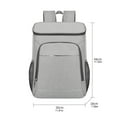 thumbnail image 3 of FeiraDeVaidade Backpack Large-Capacity Insulation Bag Outdoor Ice Bag Picnic Bag Insulation Camping Leak-Proof Backpack, 3 of 7