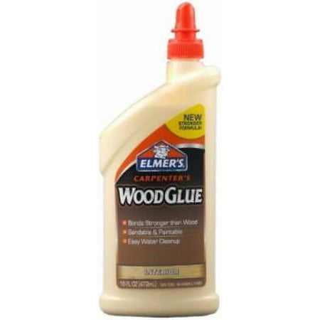 Elmers 16 OZ Carpenters Interior Wood Glue Use For Furniture Repair and