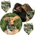 thumbnail image 5 of 1 Pc Beer Buddy Printed Dog Bandana Camouflage Wine Cups Beer Buddy Words Puppy Scarf Kerchief Cotton Decorative Pet Bandana Pet Accessories for Dogs Birthday Party 30.7x21.6inch(78x55cm) DIY, 5 of 6