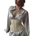 thumbnail image 2 of Belts Canvas Mens Belt 32 Lace Corset Belt Waist Corset Top Women Mesh Lace Up Boned Bustier Underbust Corset, 2 of 8