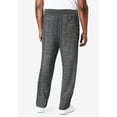 thumbnail image 2 of KingSize Men's Big & Tall Lightweight Jersey Open Bottom Sweatpants, 2 of 4