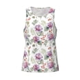 thumbnail image 5 of Sigee Orchids Flowers for Men's Workout Tank Top, Athletic Gym Sleeveless Shirt - Quick Dry, Lightweight, Breathable Large, 5 of 9