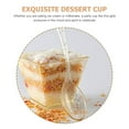 thumbnail image 2 of Gold Powder Dessert Cup Sundae Cups Clear Plastic Cheesecakes Mini, 2 of 6
