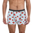 thumbnail image 4 of Wukai Strawberry Print Men’s Underwear Breathable Boxer Briefs,&nbsp;Moisture Wicking & Breathable-, 4 of 7