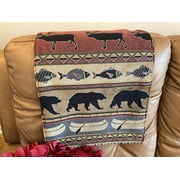 Headrest Cover 'ELK for chair cover, protector pad, RV's, sofas, loveseats, office chair, headrest cover recliners, theater chair, log cabin, slipcovers, furniture protectors.
