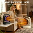 thumbnail image 5 of Portable Personal Space Heater 500W - Compact for Desk, Bedroom & Office, Dual Modes, Safe, 5 of 12