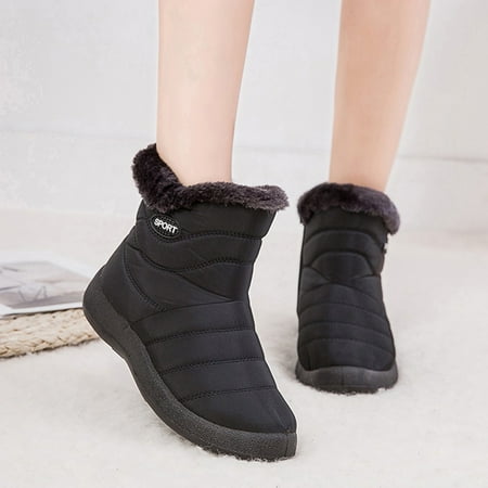 

Tangnade Boots for Women on Sale Girls Short Bootie Outdoor Winter Warm Shoes Ankle Snow Boots