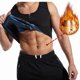 thumbnail image 4 of Prenda moldeadora de cuerpo con cremallera para hombre, sudadera moldeadora de cuerpo, chaleco adelgazante de barriga de cerveza L, 4 of 8