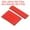 Red, variant on Uxcell 1x4" 2x3" Reflective Patch Hook and Loop Fastener Safety Applique, Blue 4 Pack