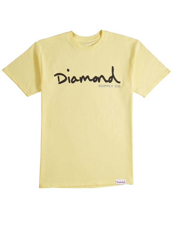 Diamond Supply Co Og Script T-shirt Yellow