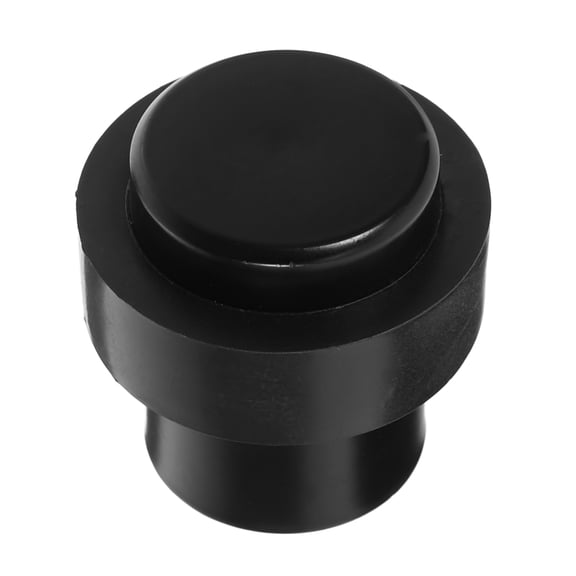 HEANUJJ Versatile Black Door Stopper Wall Protector for Floors with Noise Reducing Rubber Design