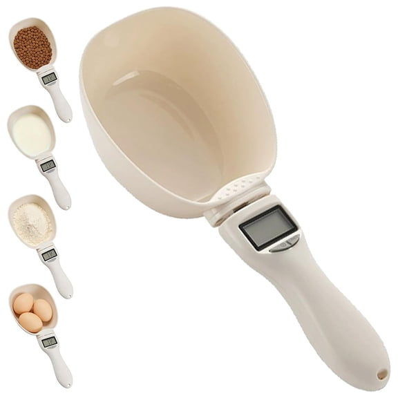 Digital Measuring Spoon Scale, 800g / 0.1g High Precision Electric Measuring Spoon with Led Display, Removable Handle for Kitchen Gadgets and Daily Meals