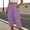 *Purple, variant on ClodeEU Women's Elastic High Waist Cropped Pants, Casual Loose Fit Capri Trousers with Pockets Army Green,Women's Plus L
