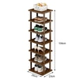 thumbnail image 5 of Wharick Entry Shoe Rack 3/5/7 Tier Vertical Shoe Storage Organizer Cornor Shoe Stand for Entryway, Living Room, Bedroom, Dorm, 5 of 6