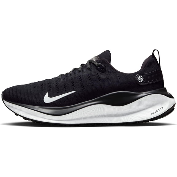 Nike InfinityRN 4 Men's Road Running Shoes (DR2665-001, Black/Dark Grey/White) Size 9