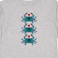 thumbnail image 4 of Inktastic Blue Crab Lover Gifts Boys or Girls Long Sleeve Toddler T-Shirt, 4 of 5