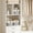 Gray / Off-White-Cube - 11"x11"x11", variant on Fabric Storage Baskets Gray / Off-White Large -15"x11"x9.5" 3 Pack Home Organization