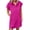 Hot Pink, variant on ANRABESS Women Summer Shirt Dress Casual Short Sleeve Henley Neck Mini Shift Tunic Dresses 2026 Beach Vacation Cruise Clothes Black Medium