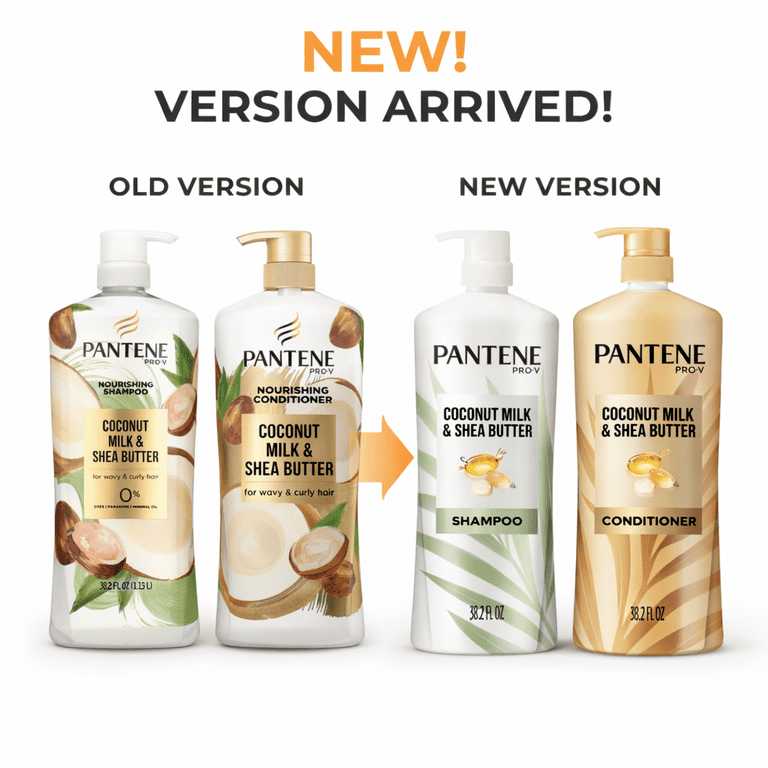 Pantene Pro-V Coconut Milk & Shea Butter Shampoo and Conditioner