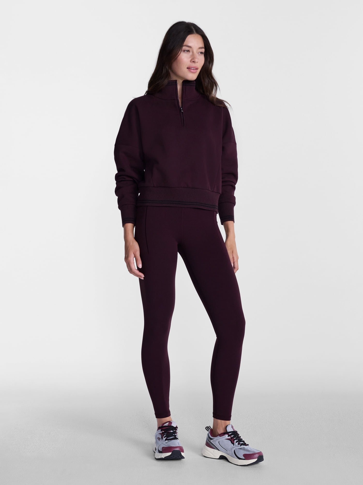 Avia Women's Quarter Zip Fleece Pullover, Sizes XS-XXXL