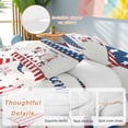 thumbnail image 2 of Queen 4 Piece Bedding Set Happy Independence Day Funny Gnome Soft Breathable Duvet Cover and Pillowcase, Stars and Stripes Duvet Cover Set Bed Sheets for Bedroom Dormitory Guest Room, 2 of 9