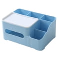 thumbnail image 1 of Dinheiro - Soporte rectangular para caja de pañuelos con almacenamiento, caja de papel de seda para casa, 1 of 5