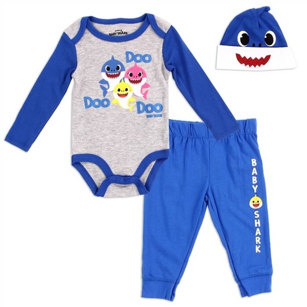 Baby Shark Boys 3Piece Set, 36 Months
