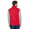 thumbnail image 2 of CORE365 CE701 Men's Cruise Two-Layer Fleece Bonded Soft Shell Vest-Classic Red-3XL, 2 of 3