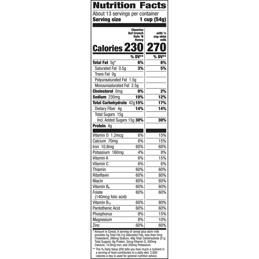Cheerios Oat Crunch Oats Honey Breakfast Cereal 26 Oz Walmart Com Walmart Com Cheerios Oat Crunch Oats Honey Breakfast Cereal 26 Oz Walmart Com Walmart Com